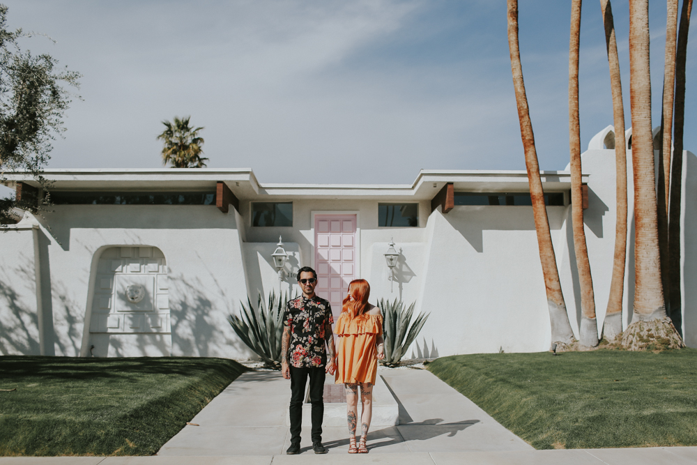 ace hotel engagement photos- palm springs engagement-free people style