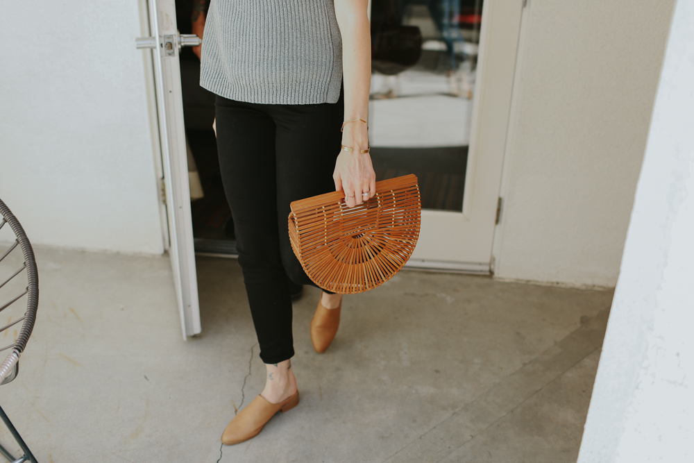 ace hotel engagement photos- palm springs engagement-madewell people style-wood clutch