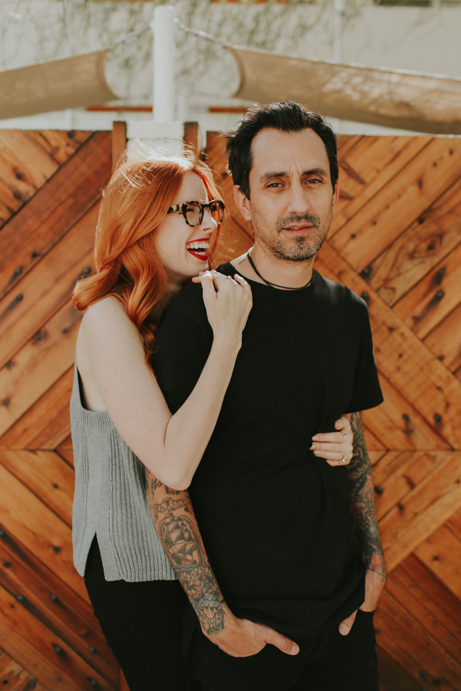 ace hotel engagement photos- palm springs engagement